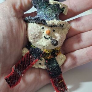 Enesco 1998 Snowsnickle Snowman Brooch